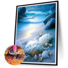 Load image into Gallery viewer, Diamond Painting - Full Round - Coast blue seashells (30*40CM)
