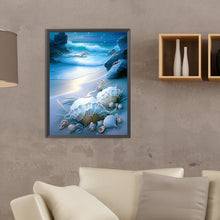 Load image into Gallery viewer, Diamond Painting - Full Round - Coast blue seashells (30*40CM)
