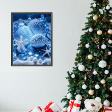 Load image into Gallery viewer, Diamond Painting - Full Round - Coast blue seashells (30*40CM)
