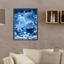 Load image into Gallery viewer, Diamond Painting - Full Round - Coast blue seashells (30*40CM)
