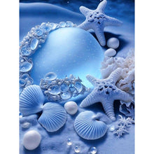 Load image into Gallery viewer, Diamond Painting - Full Round - Coast blue seashells (30*40CM)
