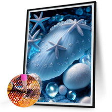 Load image into Gallery viewer, Diamond Painting - Full Round - Coast blue seashells (30*40CM)
