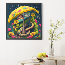 Load image into Gallery viewer, Diamond Painting - Full Round - umbrella animal snake (30*30CM)

