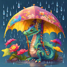 Load image into Gallery viewer, Diamond Painting - Full Round - Umbrella animal dragon (30*30CM)
