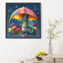 Load image into Gallery viewer, Diamond Painting - Full Round - Umbrella animal dragon (30*30CM)
