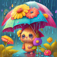 Load image into Gallery viewer, Diamond Painting - Full Round - umbrella animal bee (30*30CM)
