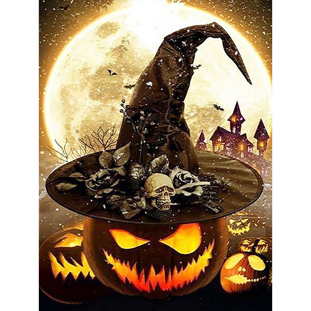 Diamond Painting - Full Round - halloween night (30*40CM)