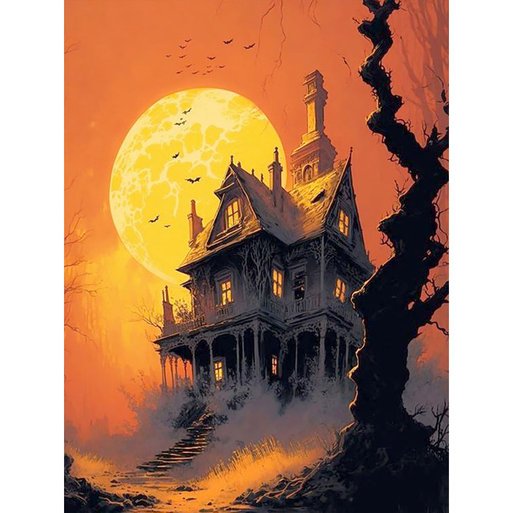 Diamond Painting - Full Round - halloween night (30*40CM)
