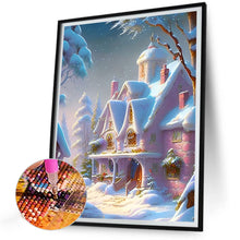Load image into Gallery viewer, Diamond Painting - Full Round - snowy scenery (30*40CM)
