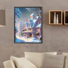 Load image into Gallery viewer, Diamond Painting - Full Round - snowy scenery (30*40CM)
