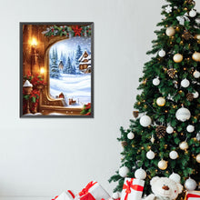 Load image into Gallery viewer, Diamond Painting - Full Round - snowy scenery (30*40CM)
