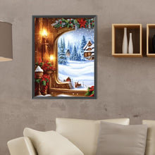 Load image into Gallery viewer, Diamond Painting - Full Round - snowy scenery (30*40CM)
