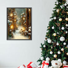 Load image into Gallery viewer, Diamond Painting - Full Round - snowy scenery (30*40CM)
