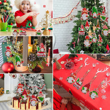 Load image into Gallery viewer, 12PCS Double Sided Special Shape Diamond Art Keyring (Christmas Gnome)
