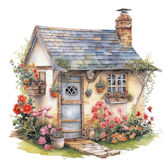 Diamond Painting - Full Round - Cozy cabin (30*30CM)