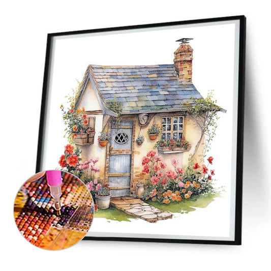 Diamond Painting - Full Round - Cozy cabin (30*30CM)