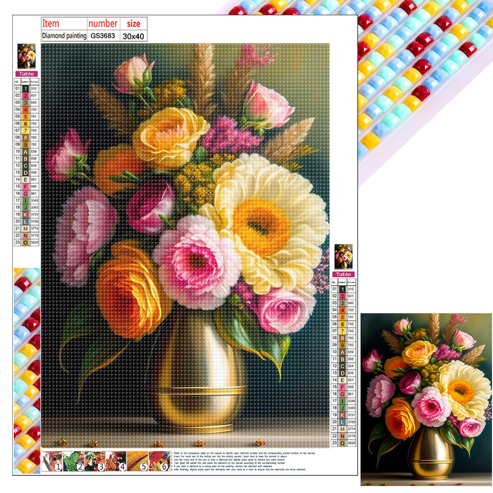 Diamond Painting - Full Square - bouquet (30*40CM)