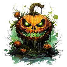 Load image into Gallery viewer, Diamond Painting - Full Round - halloween pumpkin (30*30CM)
