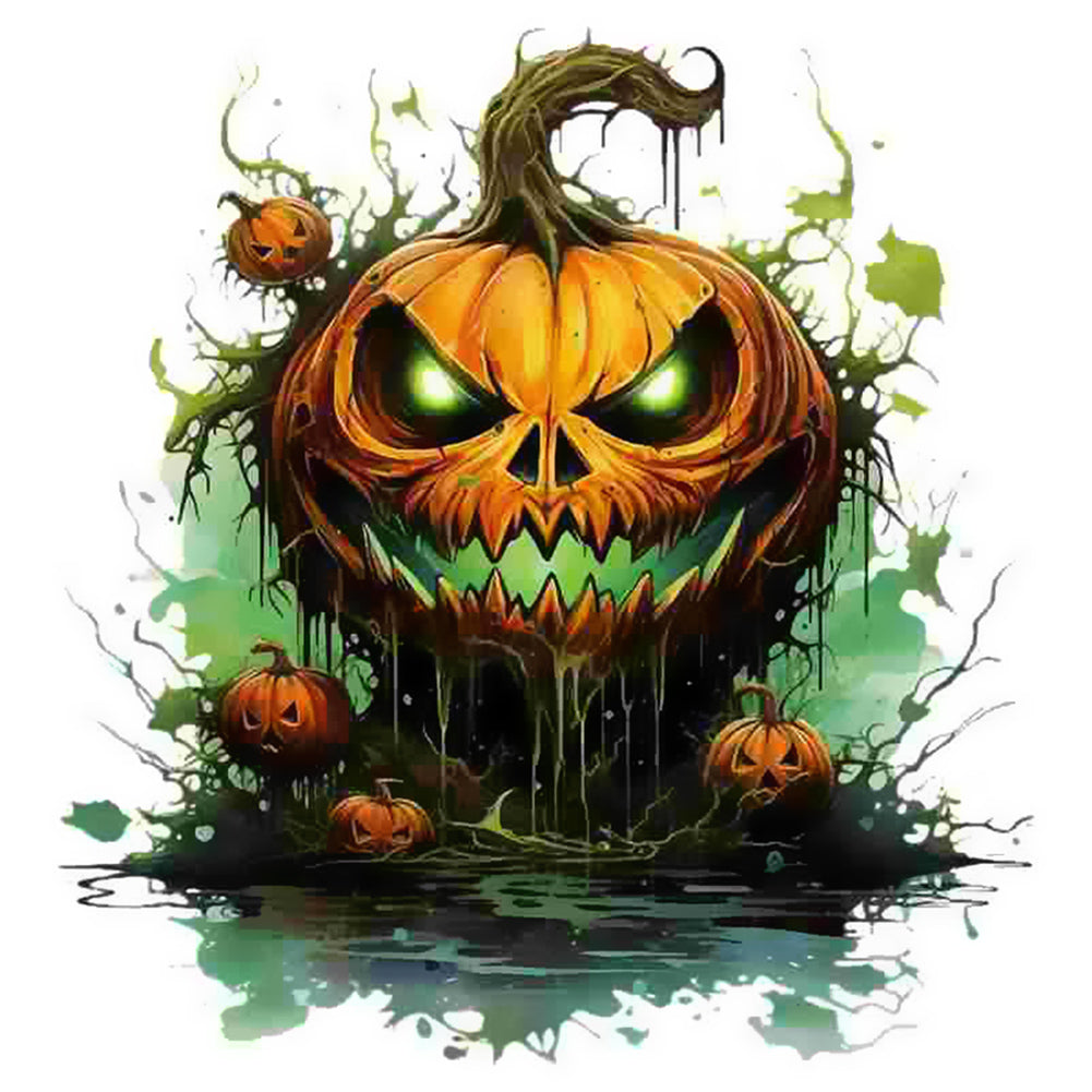 Diamond Painting - Full Round - halloween pumpkin (30*30CM)