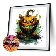 Load image into Gallery viewer, Diamond Painting - Full Round - halloween pumpkin (30*30CM)

