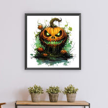 Load image into Gallery viewer, Diamond Painting - Full Round - halloween pumpkin (30*30CM)
