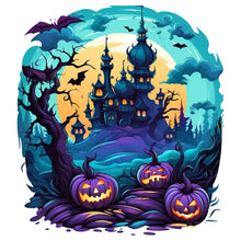 Load image into Gallery viewer, Diamond Painting - Full Round - halloween pumpkin (30*30CM)
