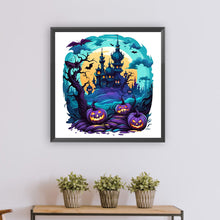 Load image into Gallery viewer, Diamond Painting - Full Round - halloween pumpkin (30*30CM)
