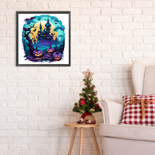 Load image into Gallery viewer, Diamond Painting - Full Round - halloween pumpkin (30*30CM)
