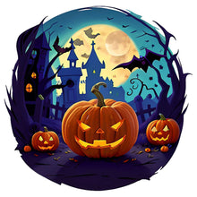 Load image into Gallery viewer, Diamond Painting - Full Round - halloween pumpkin (30*30CM)
