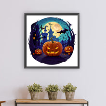 Load image into Gallery viewer, Diamond Painting - Full Round - halloween pumpkin (30*30CM)
