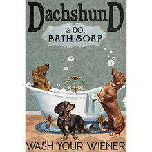 Load image into Gallery viewer, Diamond Painting - Full Round - dog calligraphy and painting (30*45CM)
