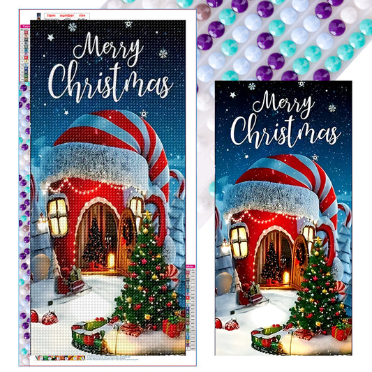Diamond Painting - Full Round - Santa hat hut (40*80CM)
