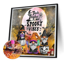 Load image into Gallery viewer, Diamond Painting - Full Round - halloween gnome (30*30CM)
