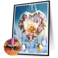 Load image into Gallery viewer, Diamond Painting - Full Round - Snow scene love pendant (30*40CM)
