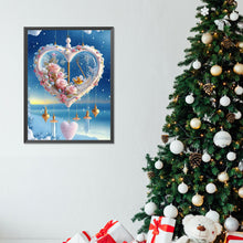 Load image into Gallery viewer, Diamond Painting - Full Round - Snow scene love pendant (30*40CM)
