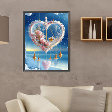 Load image into Gallery viewer, Diamond Painting - Full Round - Snow scene love pendant (30*40CM)

