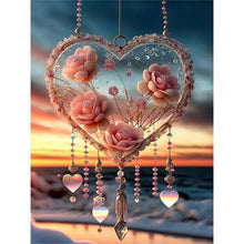 Load image into Gallery viewer, Diamond Painting - Full Round - Snow scene love pendant (30*40CM)
