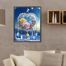 Load image into Gallery viewer, Diamond Painting - Full Round - Snow scene love pendant (30*40CM)
