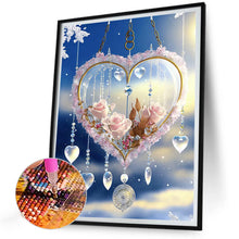 Load image into Gallery viewer, Diamond Painting - Full Round - Snow scene love pendant (30*40CM)
