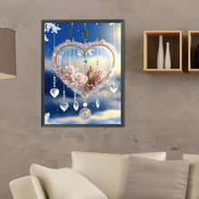 Load image into Gallery viewer, Diamond Painting - Full Round - Snow scene love pendant (30*40CM)
