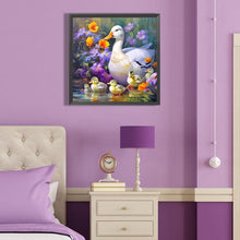 Load image into Gallery viewer, Diamond Painting - Full Round - White Swan (40*40CM)
