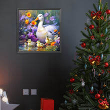 Load image into Gallery viewer, Diamond Painting - Full Round - White Swan (40*40CM)
