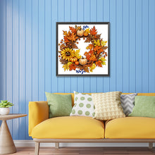 Load image into Gallery viewer, Diamond Painting - Partial Special Shaped - Autumn Pumpkin Garland (30*30CM)
