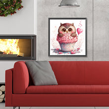 Load image into Gallery viewer, Diamond Painting - Full Round - cartoon owl (30*30CM)
