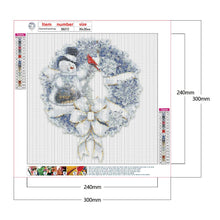 Load image into Gallery viewer, Diamond Painting - Full Round - Christmas wreath (30*30CM)
