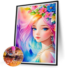Load image into Gallery viewer, Diamond Painting - Full Square - watercolor little girl (30*40CM)
