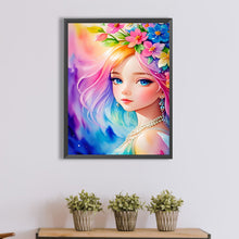 Load image into Gallery viewer, Diamond Painting - Full Square - watercolor little girl (30*40CM)
