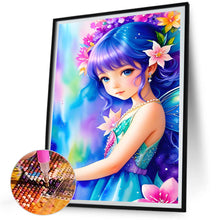 Load image into Gallery viewer, Diamond Painting - Full Square - watercolor little girl (30*40CM)
