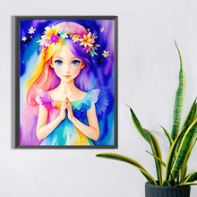 Load image into Gallery viewer, Diamond Painting - Full Square - watercolor little girl (30*40CM)
