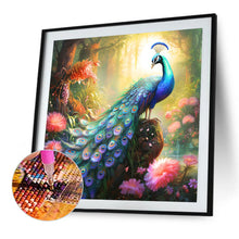 Load image into Gallery viewer, Diamond Painting - Full Square - Peacock (40*40CM)
